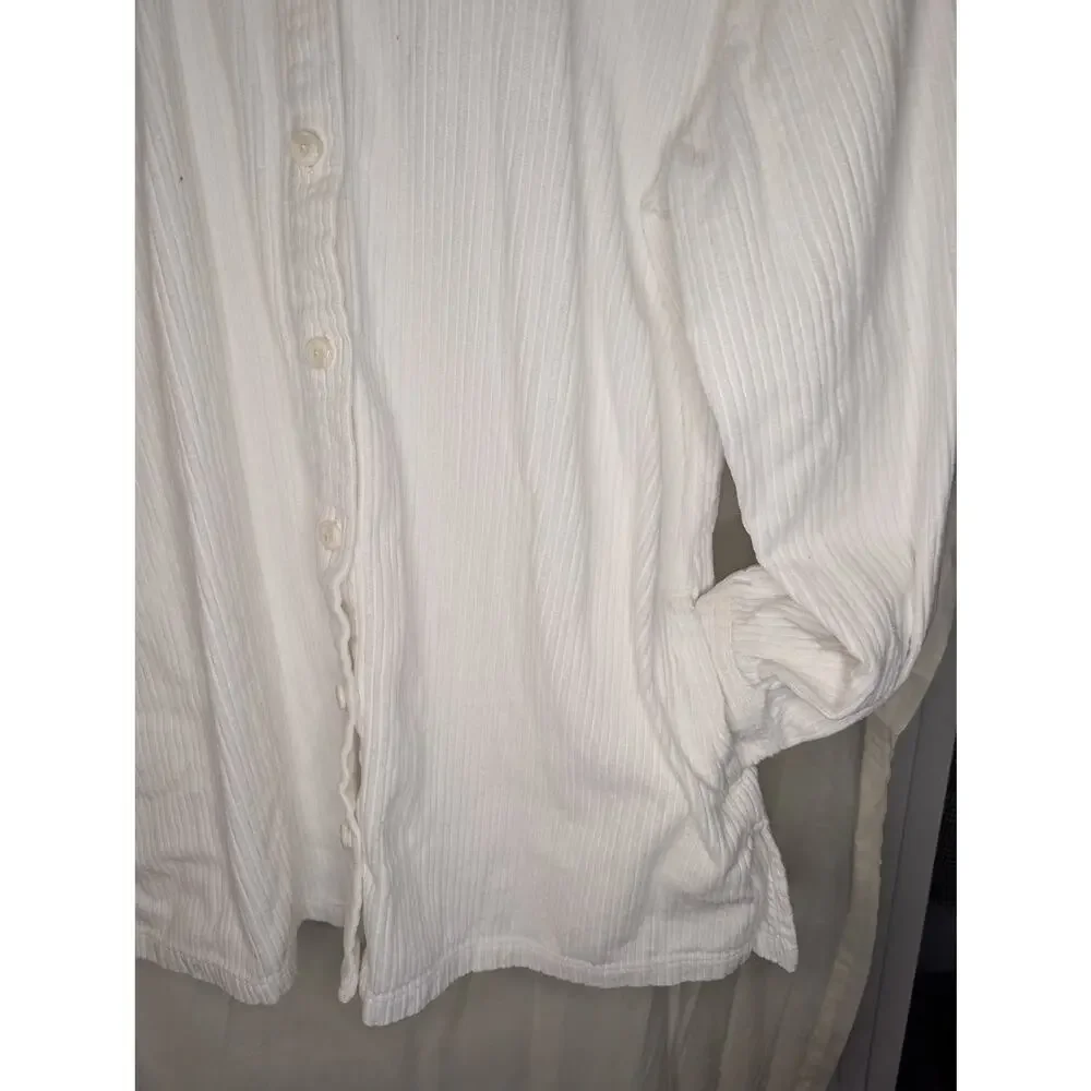 Crisp 100% cotton corduroy jacket shirt